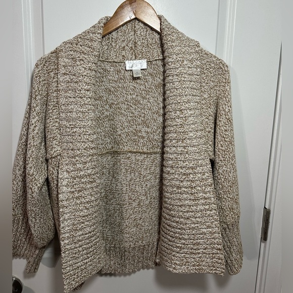 Ann Taylor Loft Chunky Knit Open-Front Cardigan – Size XS - Picture 4 of 7